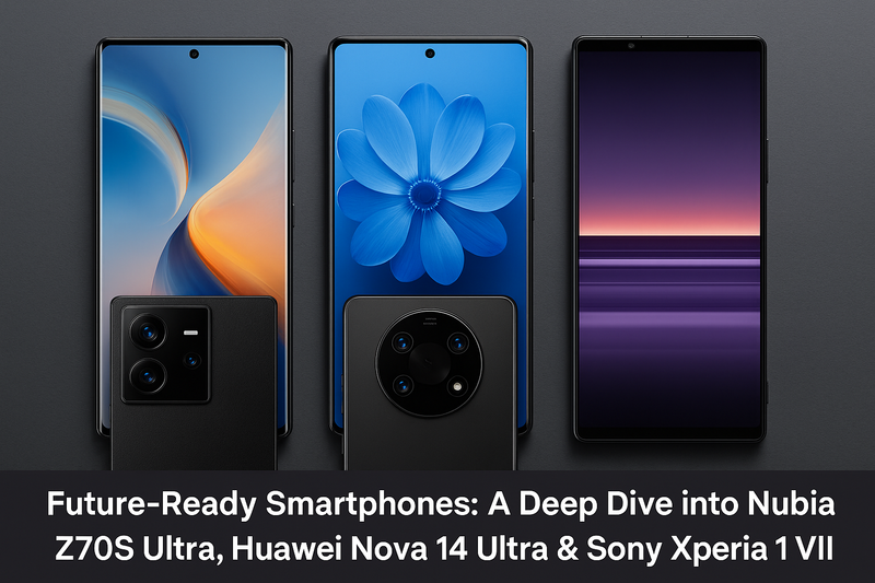 Future-Ready Smartphones: A Deep Dive into Nubia Z70S Ultra, Huawei Nova 14 Ultra & Sony Xperia 1 VII