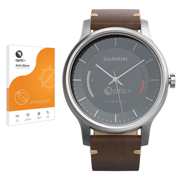 Optic+ Anti-Glare Screen Protector for Garmin Vivomove