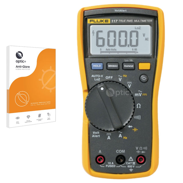 Optic+ Anti-Glare Screen Protector for Fluke MultiMeter 117