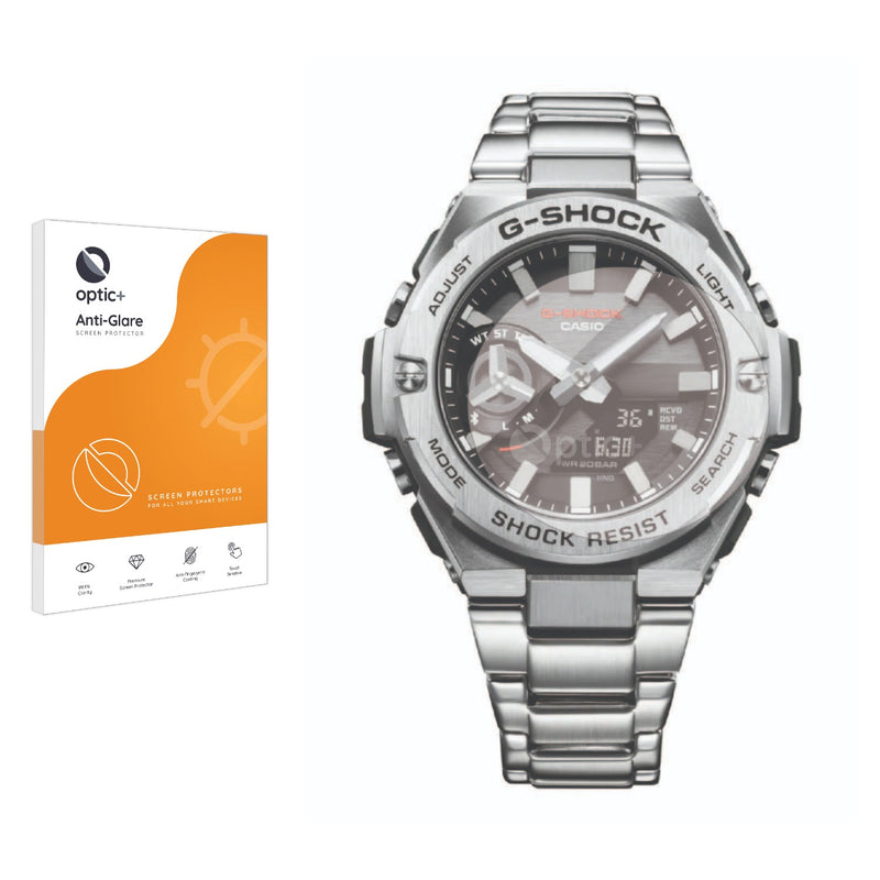 Optic+ Anti-Glare Screen Protector for Casio G-Shock GST-B500D-1A