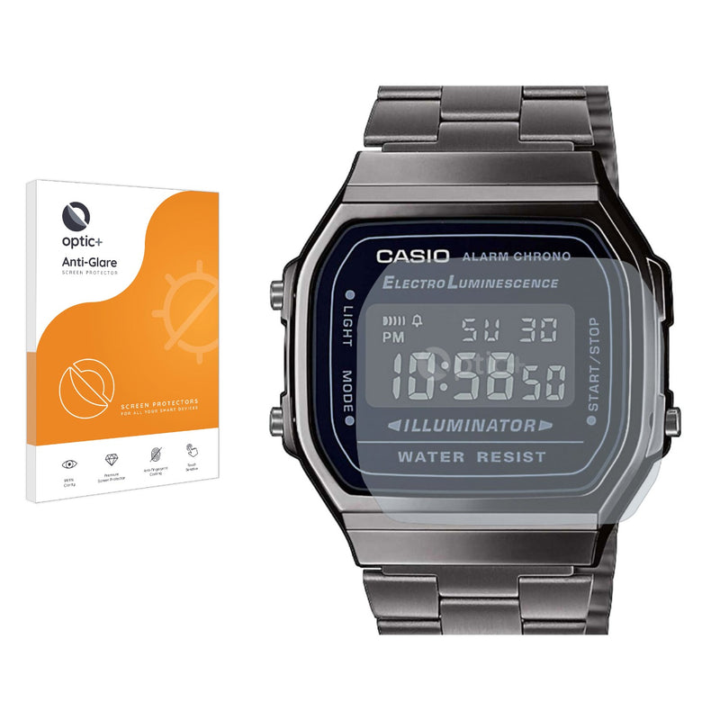 Optic+ Anti-Glare Screen Protector for Casio A168WEGG-1BEF