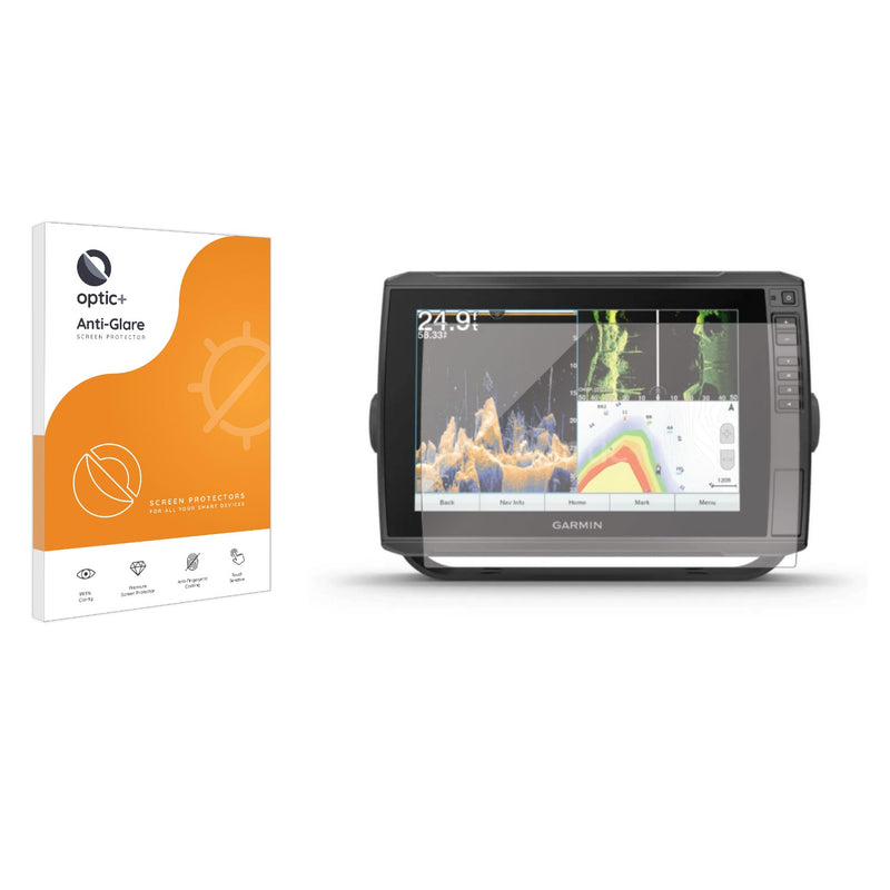 Optic+ Anti-Glare Screen Protector for Garmin ECHOMAP Ultra 106sv