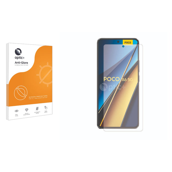 Optic+ Anti-Glare Screen Protector for Xiaomi Poco X6