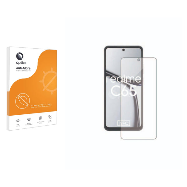 Optic+ Anti-Glare Screen Protector for realme C65