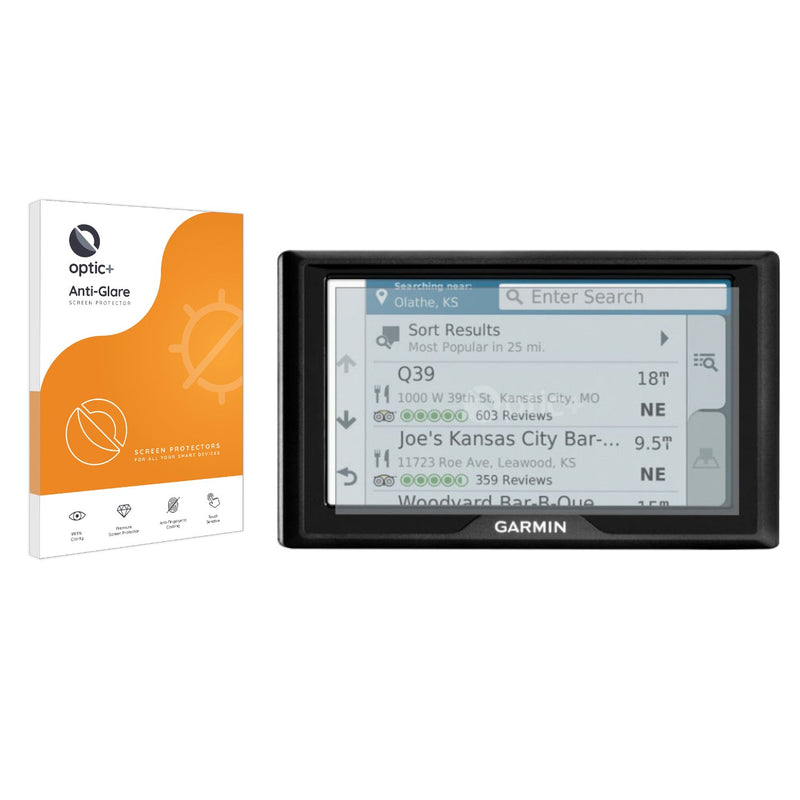 Optic+ Anti-Glare Screen Protector for Garmin Drive 52 MT-S EU