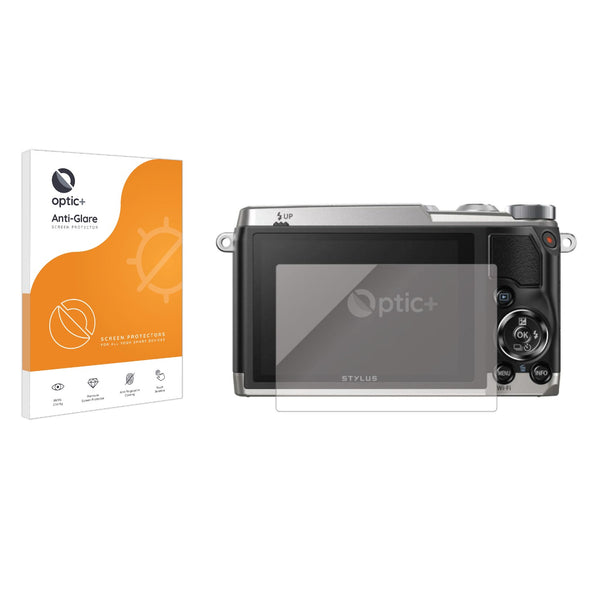 Optic+ Anti-Glare Screen Protector for Olympus Stylus SH-1