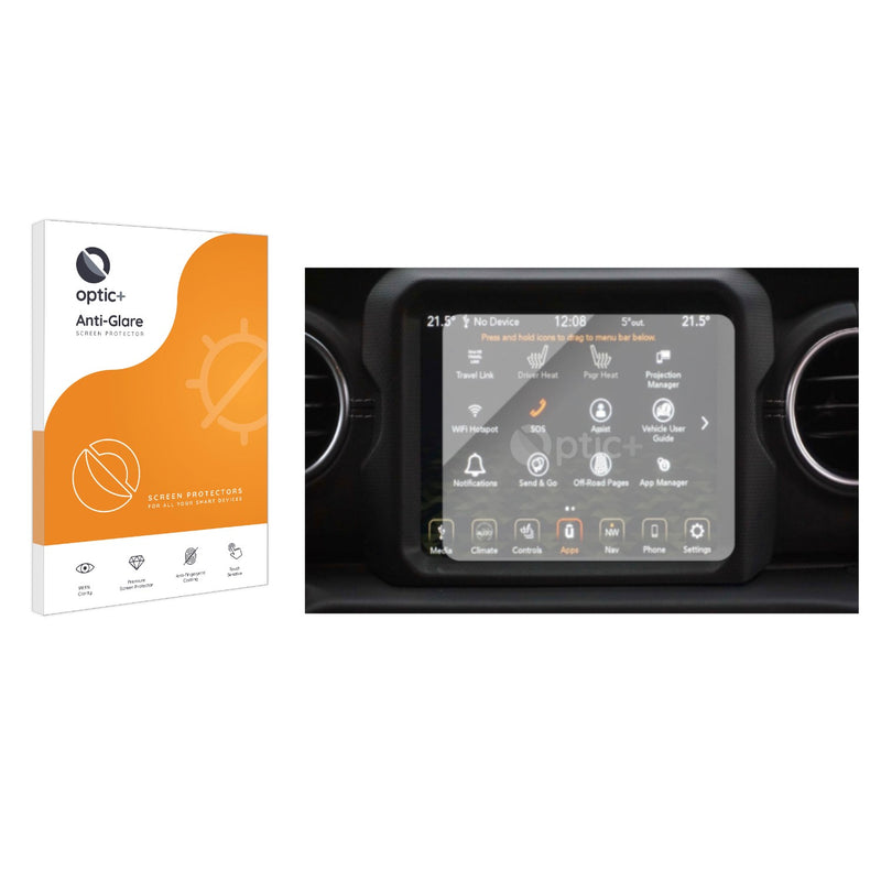 Optic+ Anti-Glare Screen Protector for Jeep Gladiator Night Eagle (Uconnect 8.4)