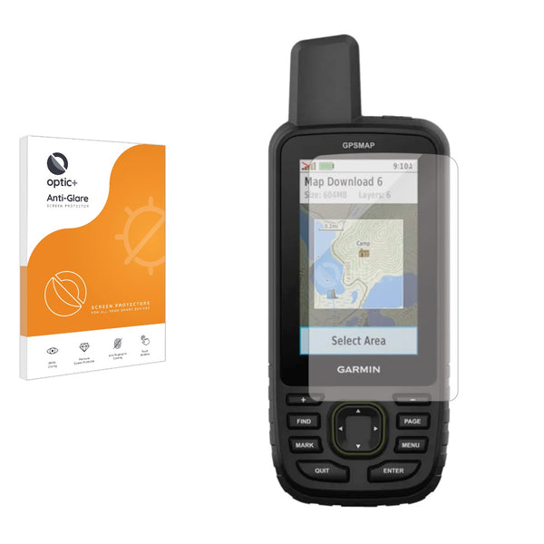 Optic+ Anti-Glare Screen Protector for Garmin GPSMAP 67