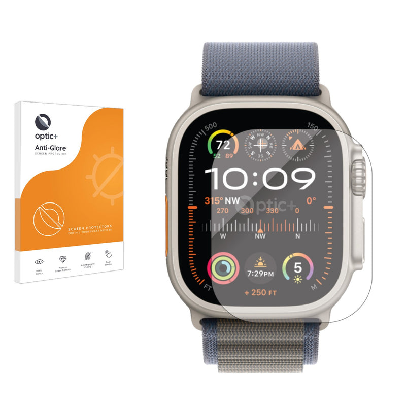 Optic+ Anti-Glare Screen Protector for Apple Watch Ultra 2