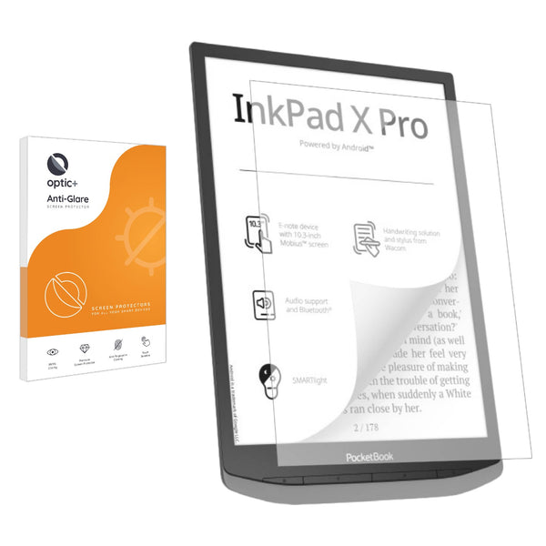 Optic+ Anti-Glare Screen Protector for PocketBook InkPad X Pro