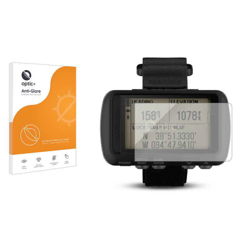 Optic+ Anti-Glare Screen Protector for Garmin Foretrex 601