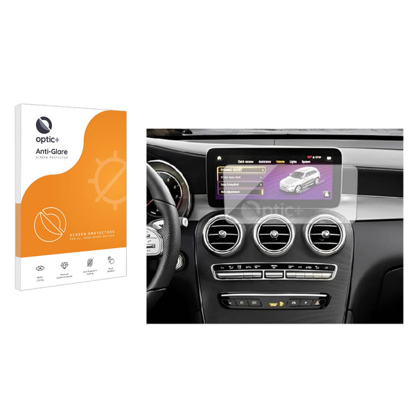 Optic+ Anti-Glare Screen Protector for Mercedes-Benz GLC X253 Mopf 2019-2020 MBUX 10.25