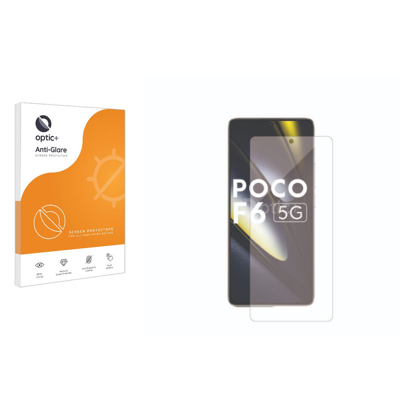 Optic+ Anti-Glare Screen Protector for Xiaomi Poco F6