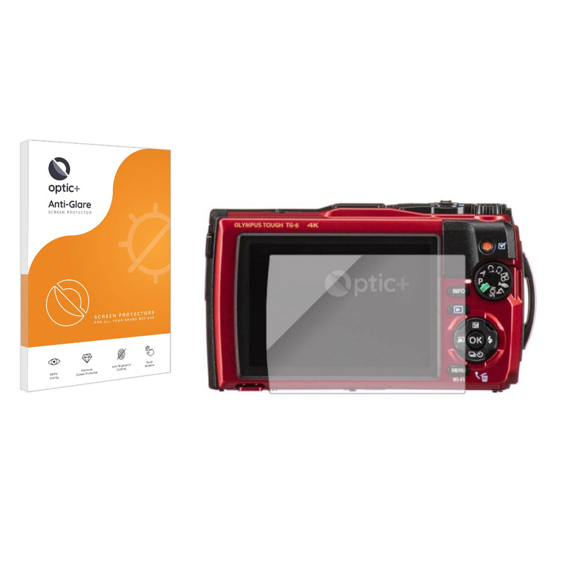 Optic+ Anti-Glare Screen Protector for Olympus Tough TG-6