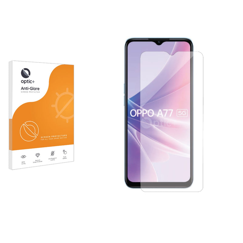 Optic+ Anti-Glare Screen Protector for Oppo A77 5G