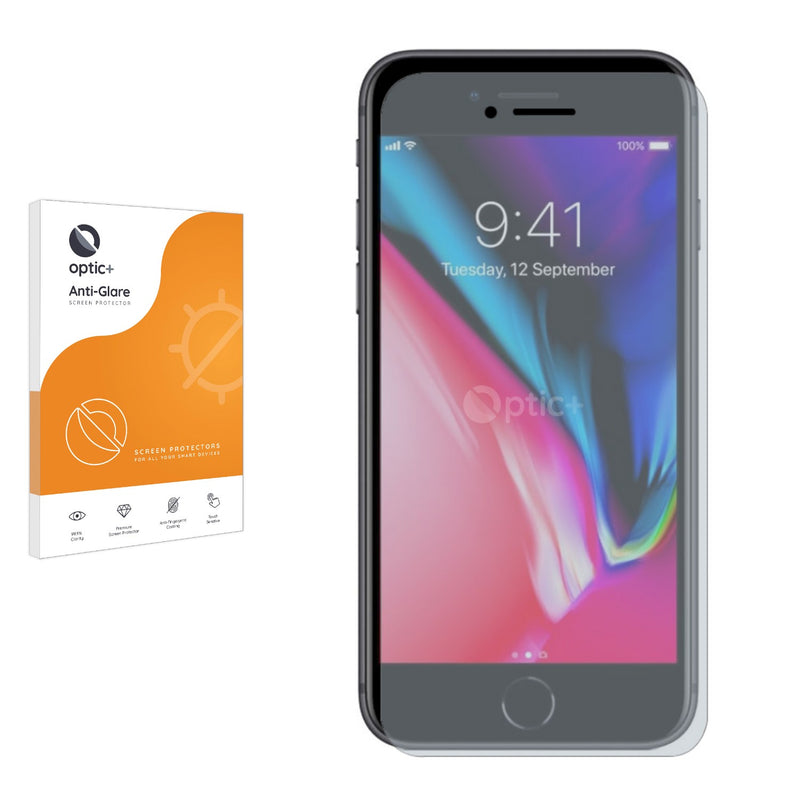 Optic+ Anti-Glare Screen Protector for Apple iPhone 8