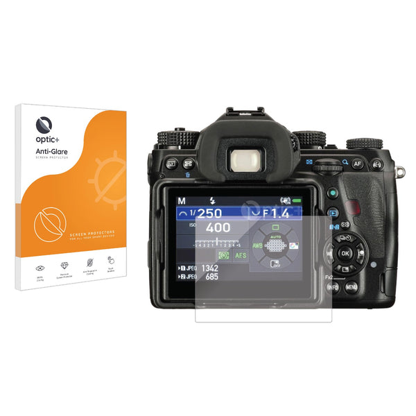 Optic+ Anti-Glare Screen Protector for Pentax K-1 Mark II