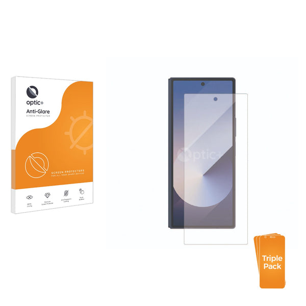 3-pack of Anti-Glare Screen Protectors for Samsung Galaxy Z Fold6