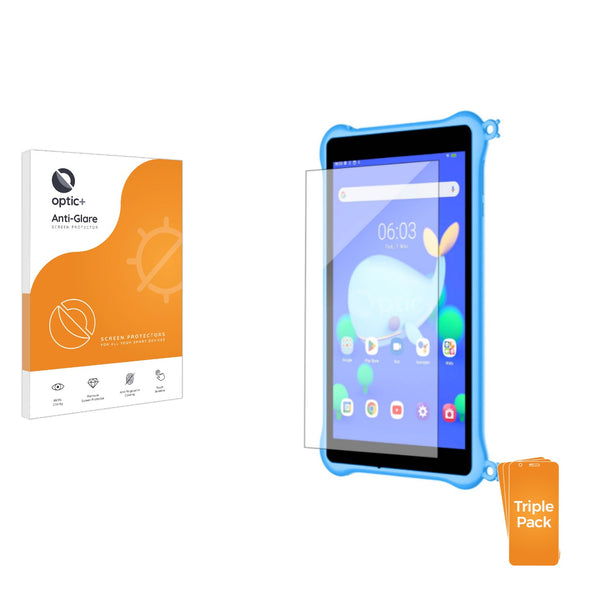 3pk Optic+ Anti-Glare Screen Protectors for Blackview Tab 5 Kids