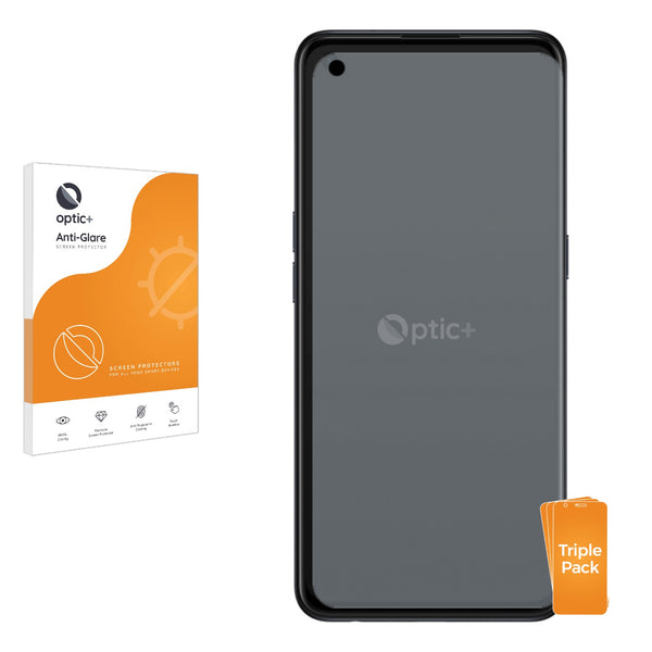 3pk Optic+ Anti-Glare Screen Protectors for Oppo Find X3 Lite