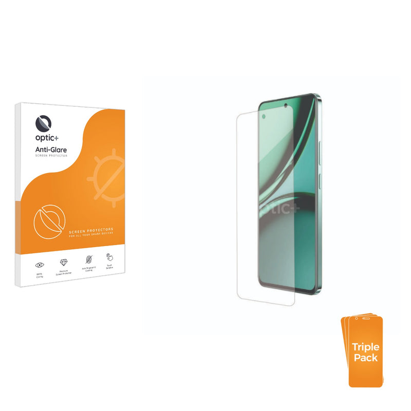 3pk Optic+ Anti-Glare Screen Protectors for realme Narzo  70 Pro