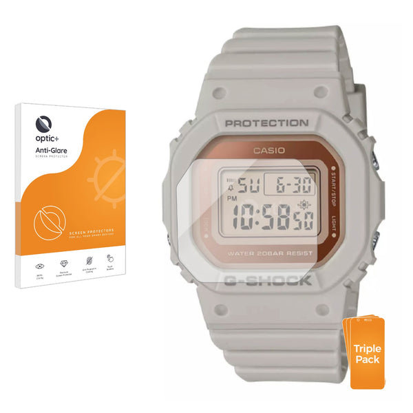 3pk Optic+ Anti-Glare Screen Protectors for Casio G-Shock GMD-S5600