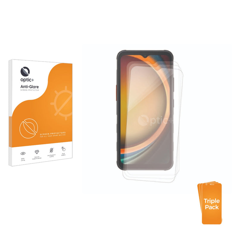 3-pack of Anti-Glare Screen Protectors for Samsung Galaxy XCover 7 Enterprise Edition