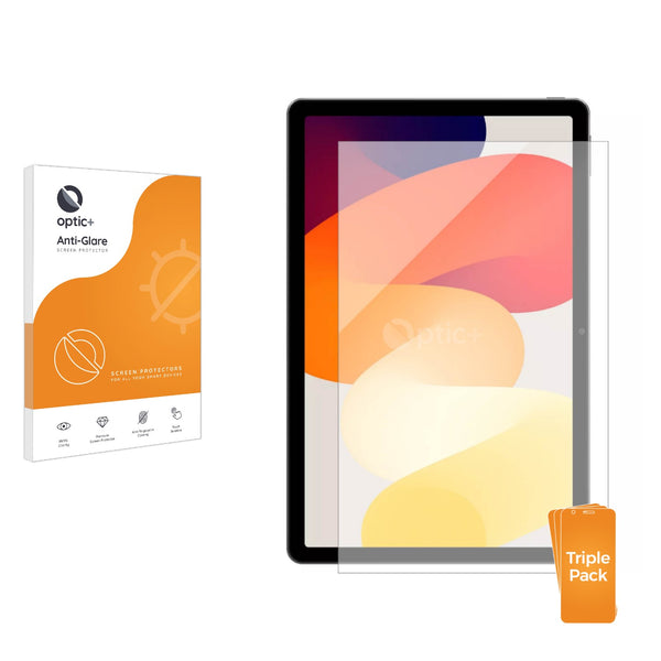 3pk Optic+ Anti-Glare Screen Protectors for Xiaomi Redmi Pad SE