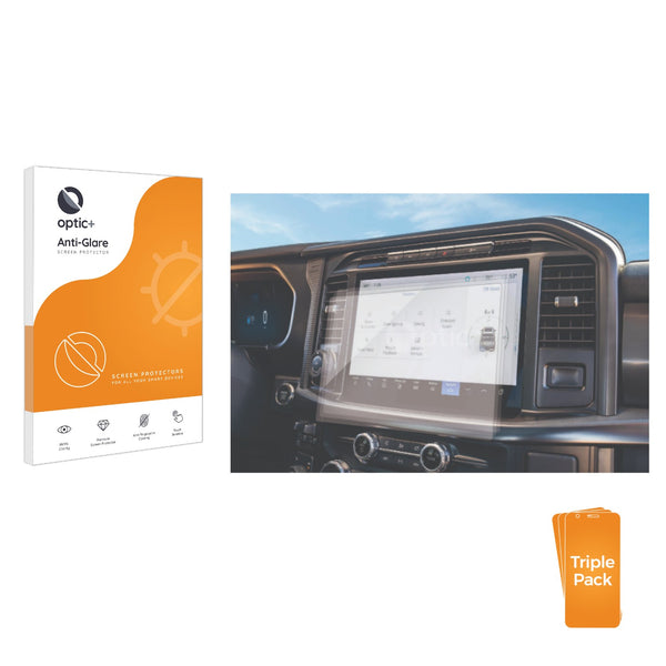 3-pack of Anti-Glare Screen Protectors for Ford F-150 STX 12" Infotainment (2024-2025)