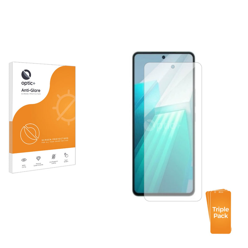 3pk Optic+ Anti-Glare Screen Protectors for vivo iQOO Neo 8 Pro