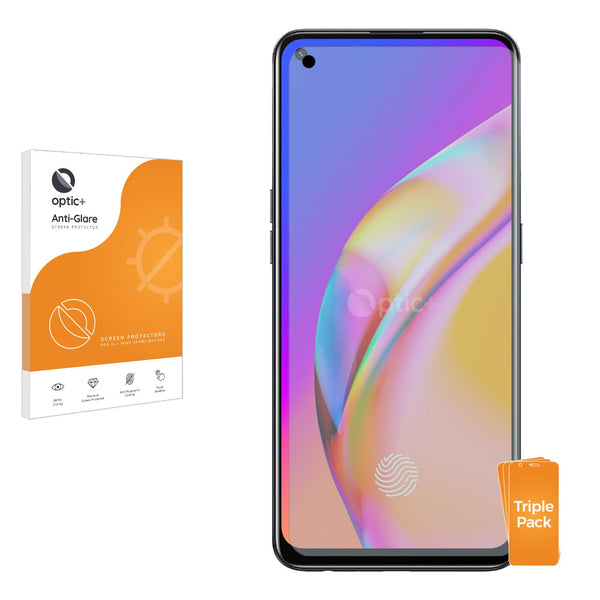 3pk Optic+ Anti-Glare Screen Protectors for Oppo A94 5G