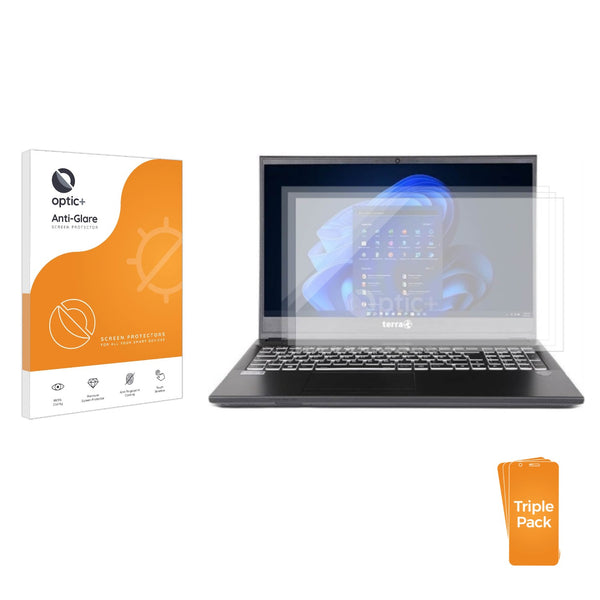 3-pack of Anti-Glare Screen Protectors for Wortmann Terra Mobile 1516U