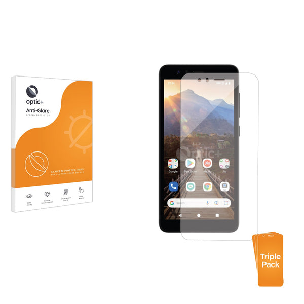 3pk Optic+ Anti-Glare Screen Protectors for JioPhone Next