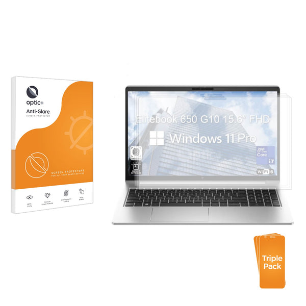 3-pack of Anti-Glare Screen Protectors for HP EliteBook 650 G10