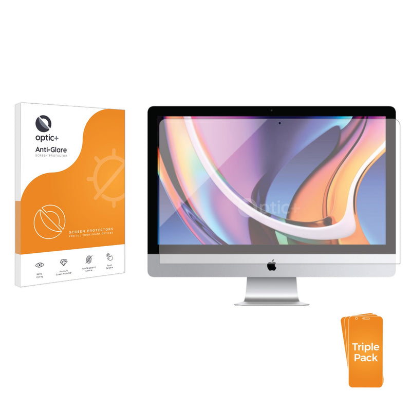 3pk Optic+ Anti-Glare Screen Protectors for Apple iMac 27" Retina (2014-2020)