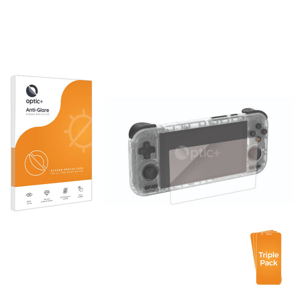 3pk Optic+ Anti-Glare Screen Protectors for Retroid Pocket 4