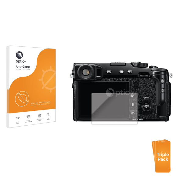 3pk Optic+ Anti-Glare Screen Protectors for FujiFilm X-Pro2