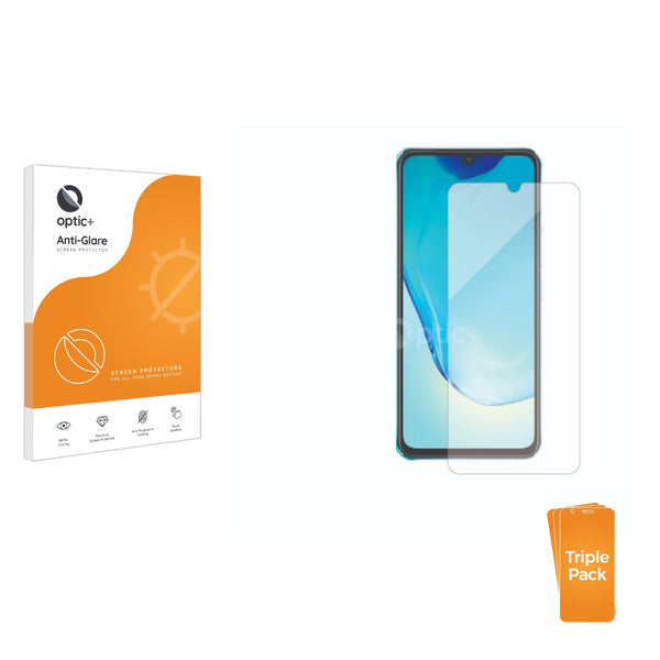 3pk Optic+ Anti-Glare Screen Protectors for Vivo V25