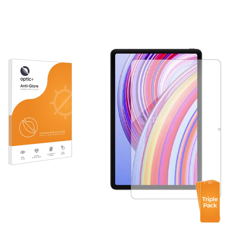 3-pack of Anti-Glare Screen Protectors for Xiaomi Redmi Pad Pro 5G