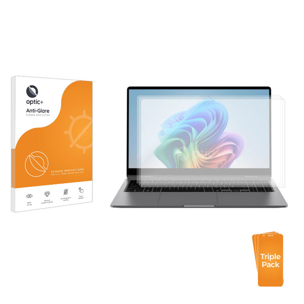3-pack of Anti-Glare Screen Protectors for Samsung Galaxy Book5 360 15.6