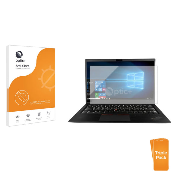 3pk Optic+ Anti-Glare Screen Protectors for Lenovo ThinkPad X1 Carbon (6. Generation)