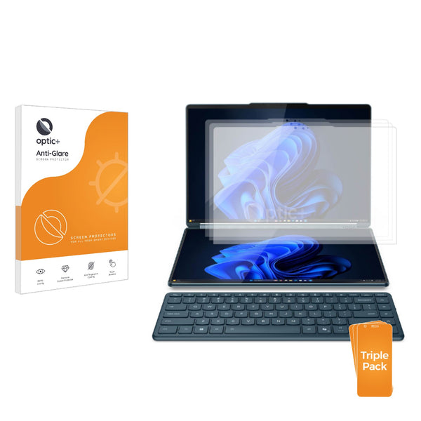 3-pack of Anti-Glare Screen Protectors for Lenovo Yoga Book 9 14IAH10