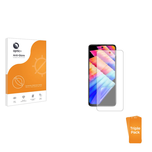 3-pack of Anti-Glare Screen Protectors for Infinix Hot 30 Play NFC