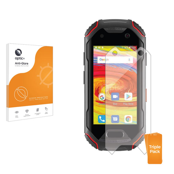 3pk Optic+ Anti-Glare Screen Protectors for Unihertz Atom