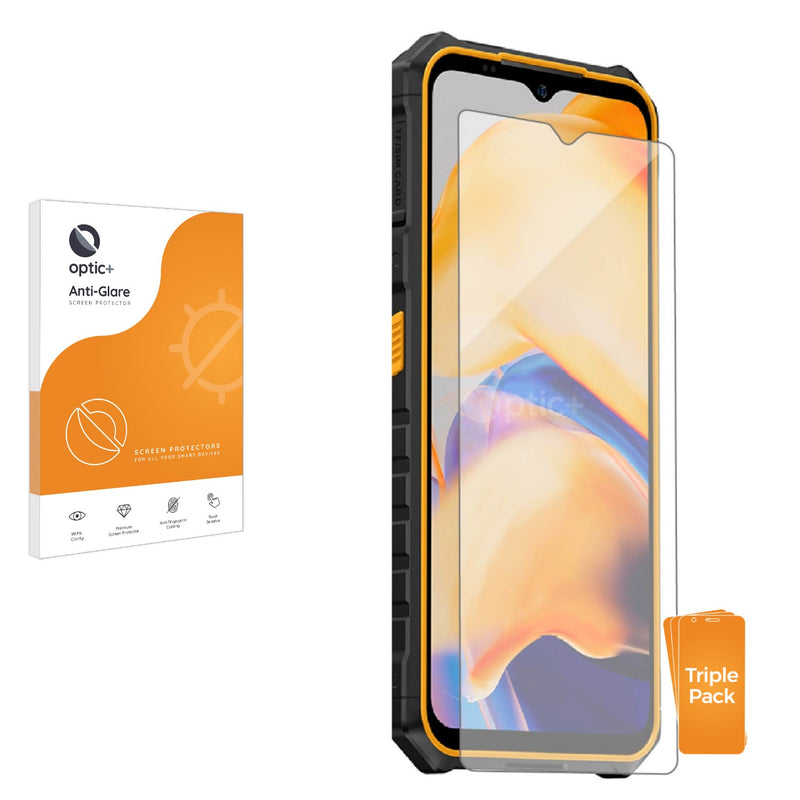 3pk Optic+ Anti-Glare Screen Protectors for Ulefone Armor X13