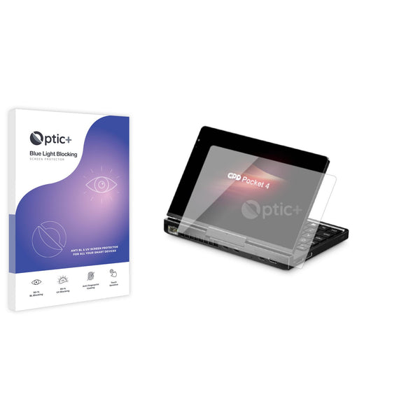 Blue Light Blocking Screen Protector for GPD Pocket 4.