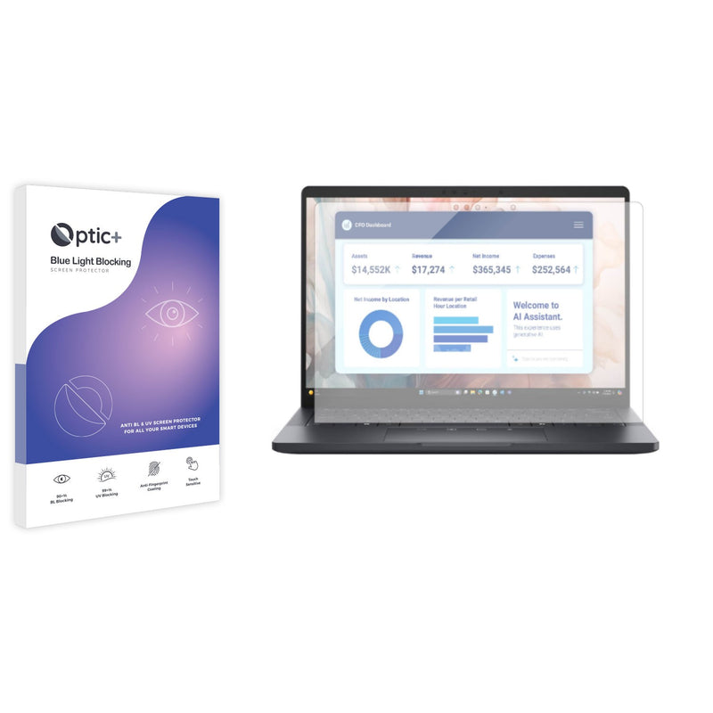 Blue Light Blocking Screen Protector for Dell Pro 13 Premium.