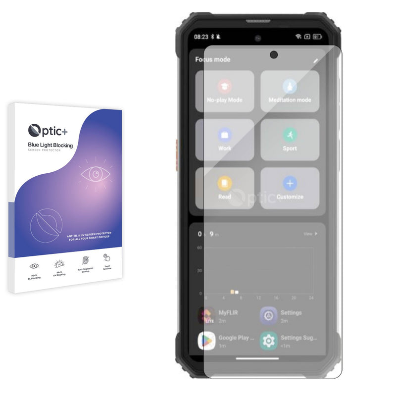 Optic+ Blue Light Blocking Screen Protector for Blackview BV8900