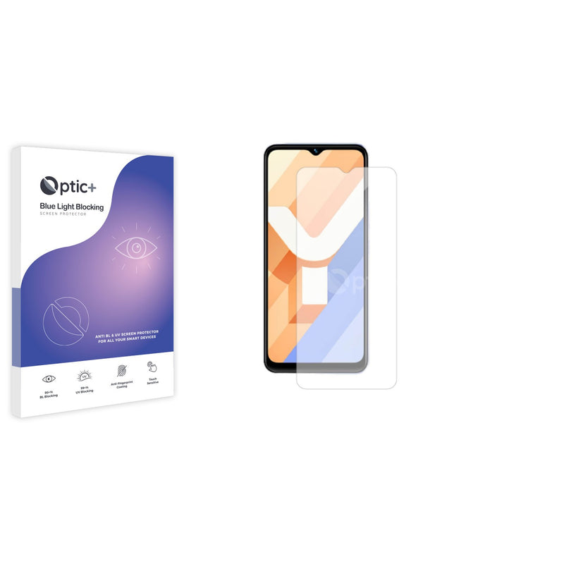 Blue Light Blocking Screen Protector for Vivo Y02A.