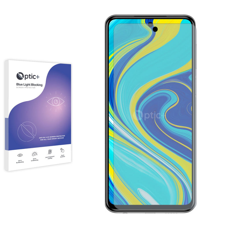 Optic+ Blue Light Blocking Screen Protector for Xiaomi Redmi Note 9 Pro